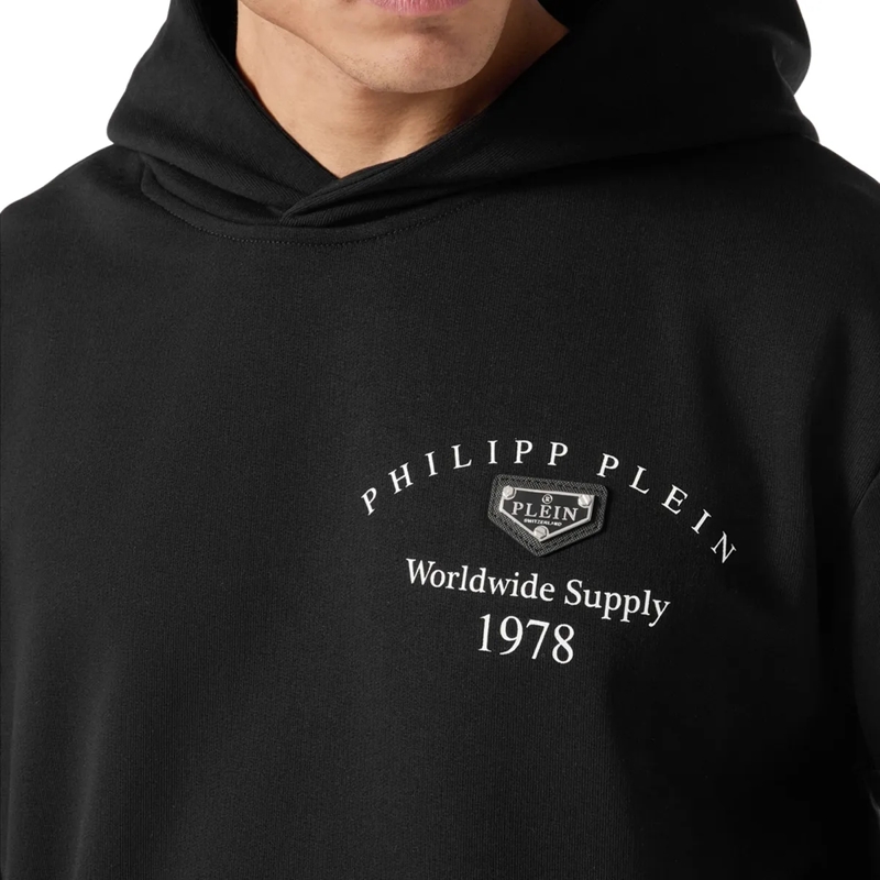 Philipp Plein Top Kapuzen-Sweatshirt schwarz(Image 5)