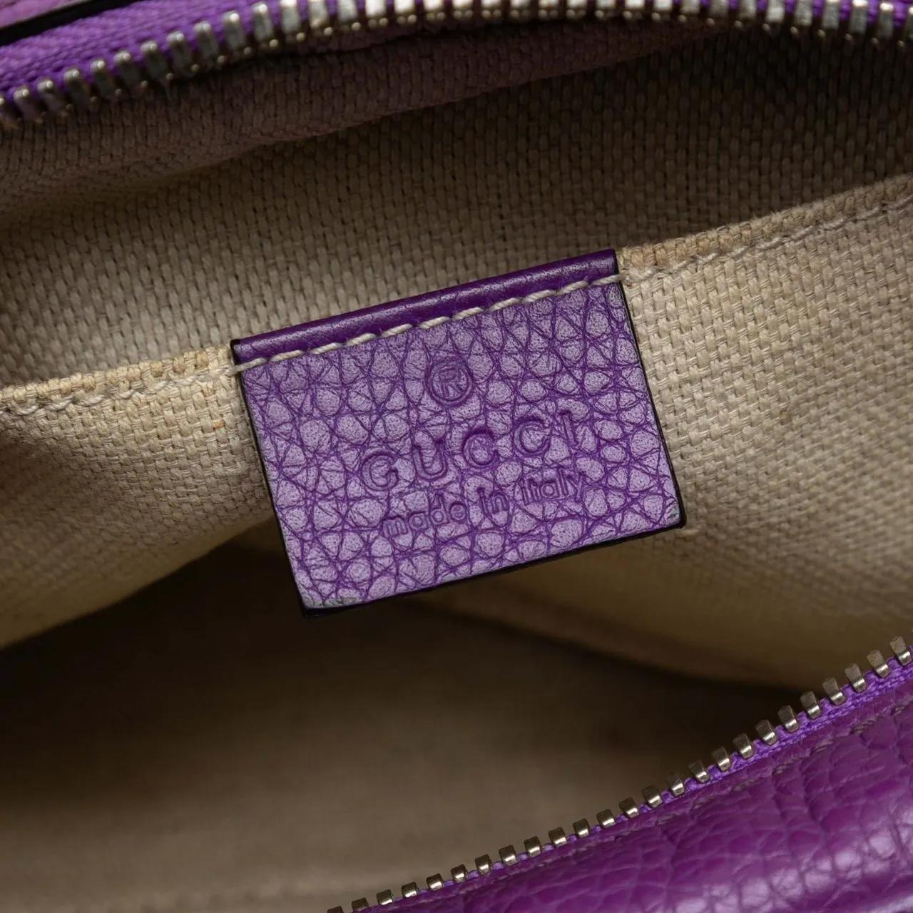 Thumbnail - Gucci Hobo Bags - Metallic Leather Soho Disco Crossbody - Gr. unisize - in Orange - für Damen