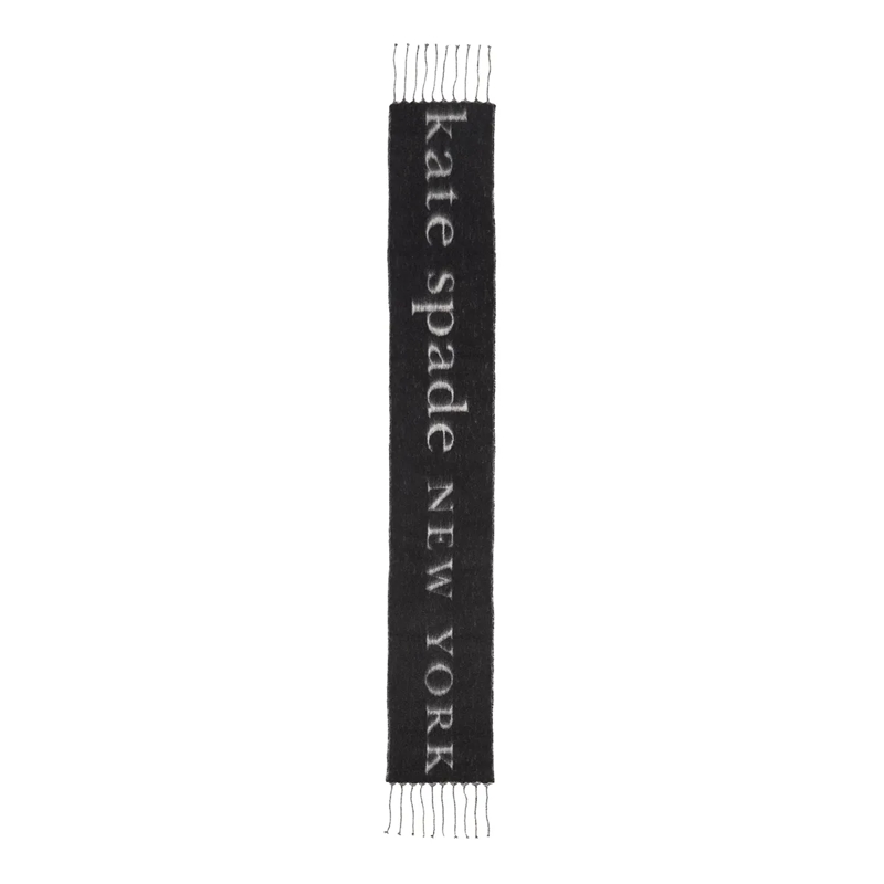 Kate Spade New York Wollschal Kate Spade New York Logo Scarf Black / Cream(Image 3)