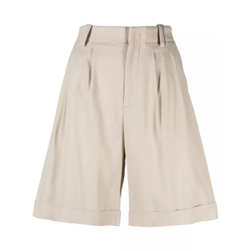 Lorena Antoniazzi Bermuda Pleated Beige Neutrals 