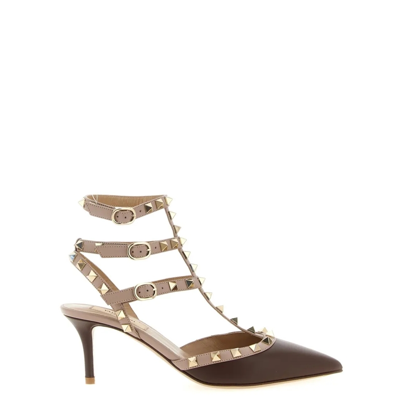 Valentino Garavani Pumps 'Rockstud' Pumps Brown