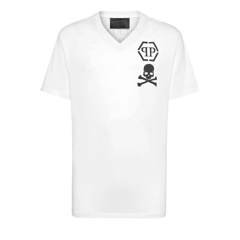 Philipp Plein T-Shirt T-Shirt Skull weiss