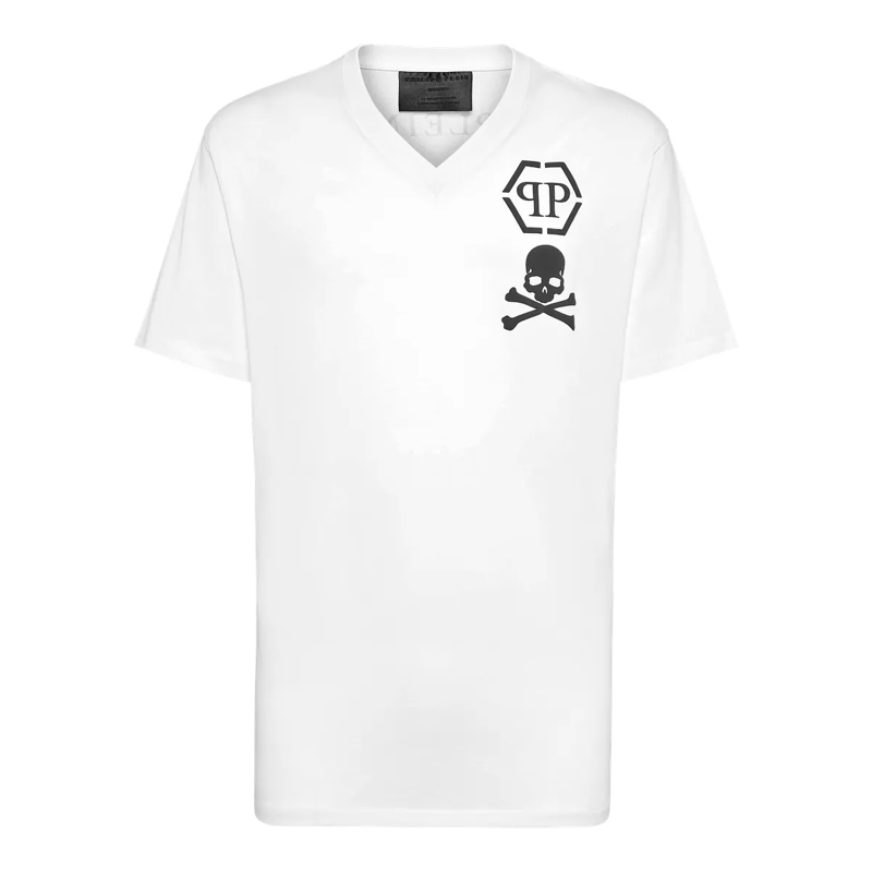 Philipp Plein T-Shirt T-Shirt Skull weiss
