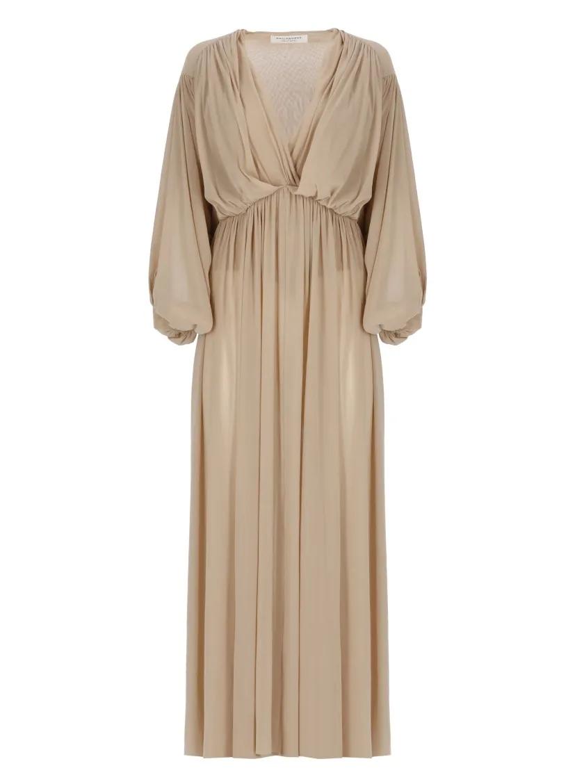 Thumbnail - Philosophy Di Lorenzo Serafini - Beige Tulle Dress - Größe 40 - beige