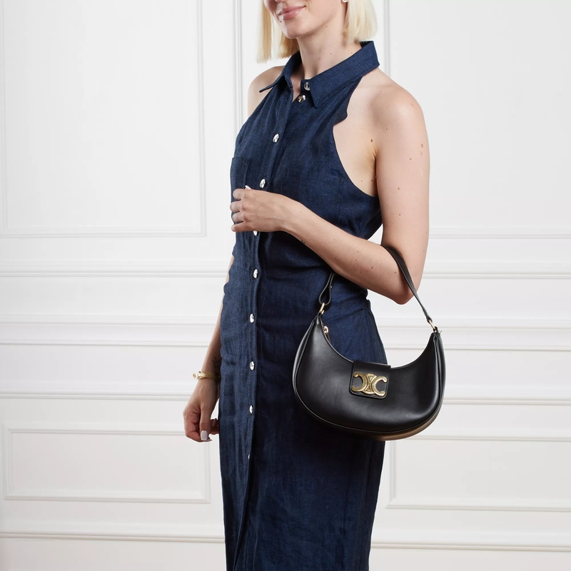 Celine Schultertasche Ava Triomphe Bag 38NO black(Image 2)