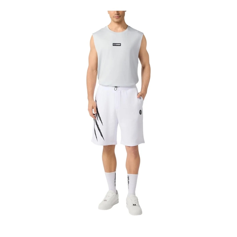 Plein Sport Top Slub Cotton Tanktop hell-blau(Image 3)