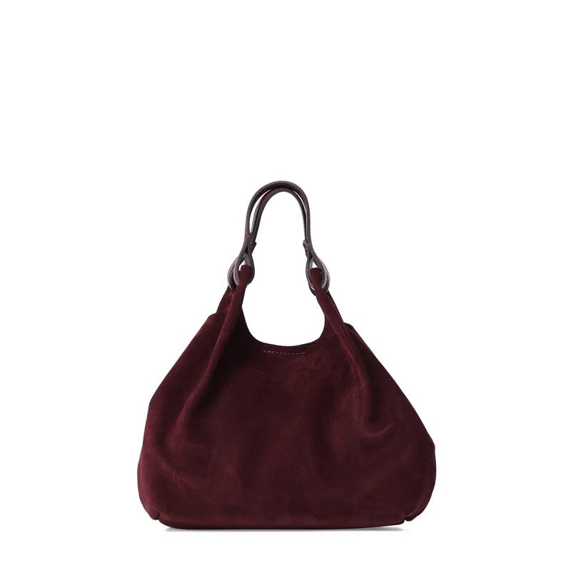 Gianni Chiarini Sac à bandoulière Tasche Dua aus Veloursleder rot(Image 2)