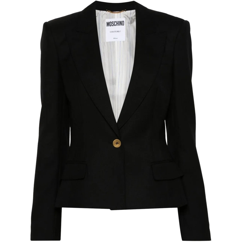 Moschino Blazer Jackets Black schwarz