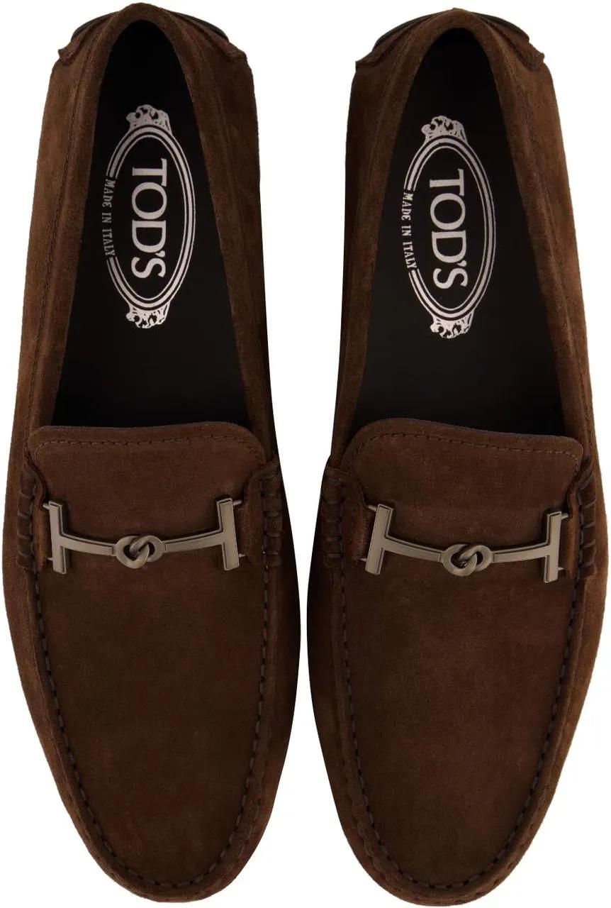Thumbnail - Tod's Loafer - Heren T Ring Bronzo City Bruin - Gr. 7 - in Braun - für Damen