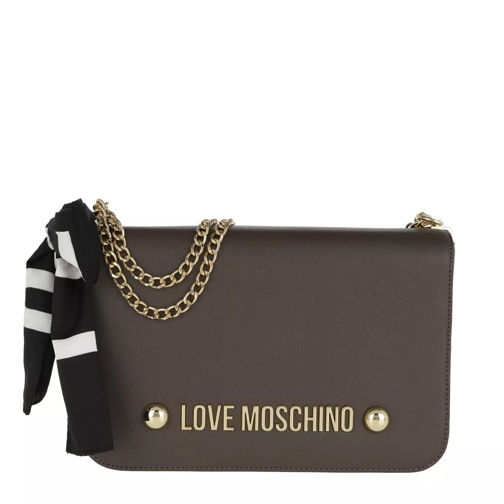 Love Moschino Love Scarf Shoulder Bag Taupe Crossbody Bag