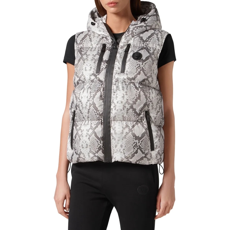 Plein Sport Weste Outdoorjacke Python grau(Image 3)