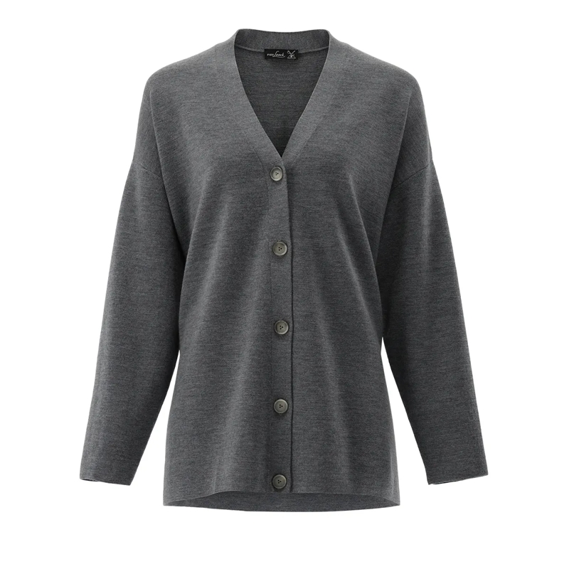 VAN LAACK Strickjacke Jacke Uni blau