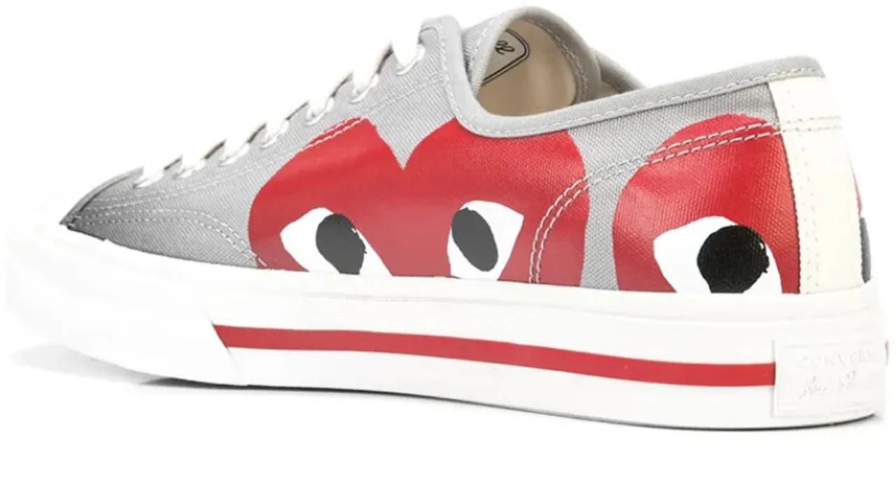Thumbnail - Comme des Garcons Low-Top Sneaker - Comme Des Garcons Play X Converse Jack Purcell Sne - Gr. 42,5 (EU) - in Grau - für D...