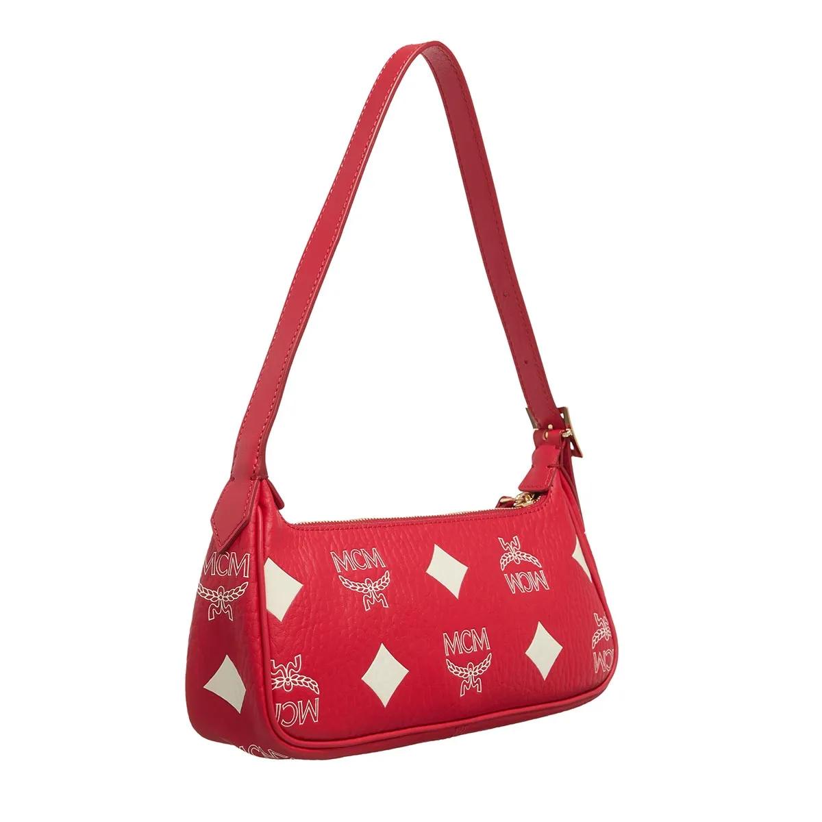 MCM Crossbody bags Aren Maxi Mn Vi Shoulder Bag Sml Xf in rood