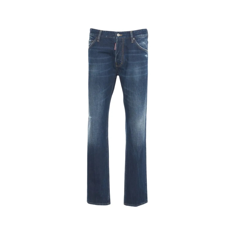 Dsquared2 Jeans Slim Fit Jeans With Classic Five-Pocket Design Blue