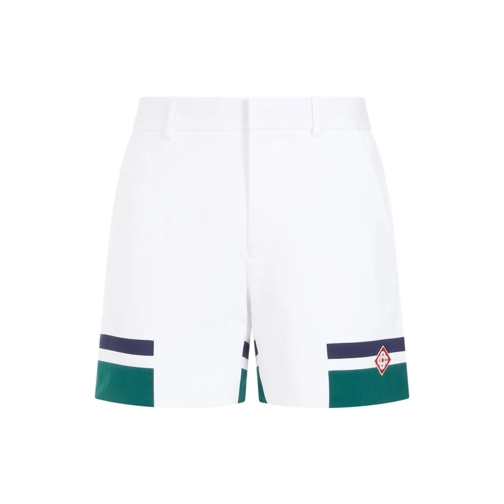 Casablanca Legere Shorts White Midnight Sail Tailoring Shorts White