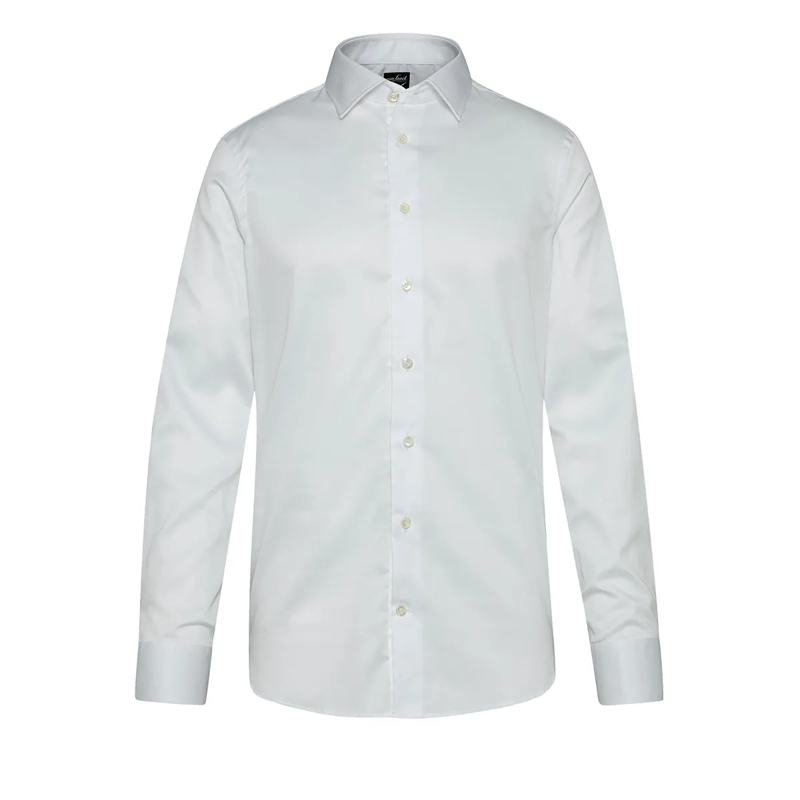 VAN LAACK Hemd Hemd Slim Fit Uni weiss
