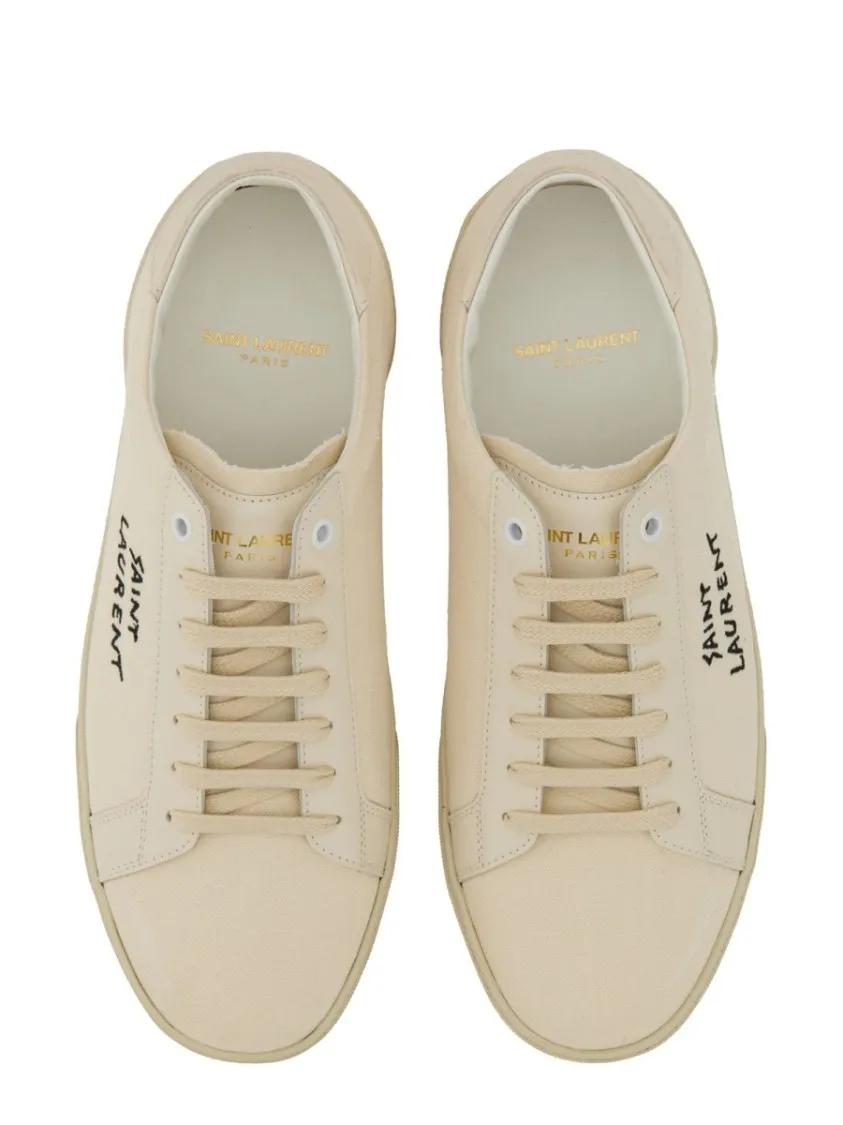 Thumbnail - Saint Laurent Low-Top Sneaker - Court Classic Sl/06 Sneaker - Gr. 40 (EU) - in Grau - für Damen