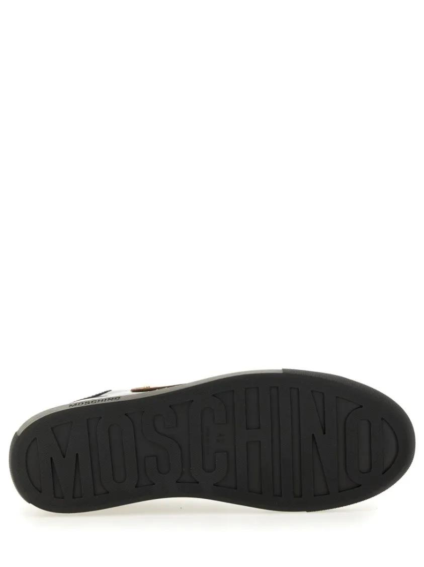 Thumbnail - Moschino Low-Top Sneaker - Calf Leather Low-Top Sneakers - Gr. 42 (EU) - in Schwarz - für Damen