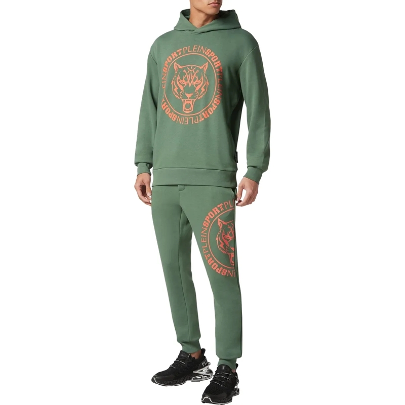 Plein Sport Top Hoodie Tiger grün(Image 4)