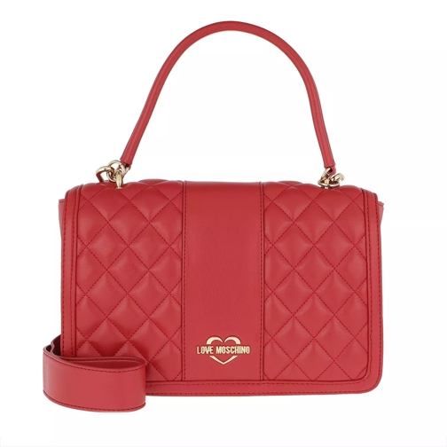 Love Moschino Borsa Quilted Nappa Pu Rosso Satchel