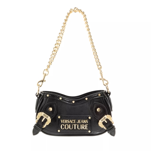 Versace Jeans Couture Mini Hobo Shoulder Bag Black Liten väska