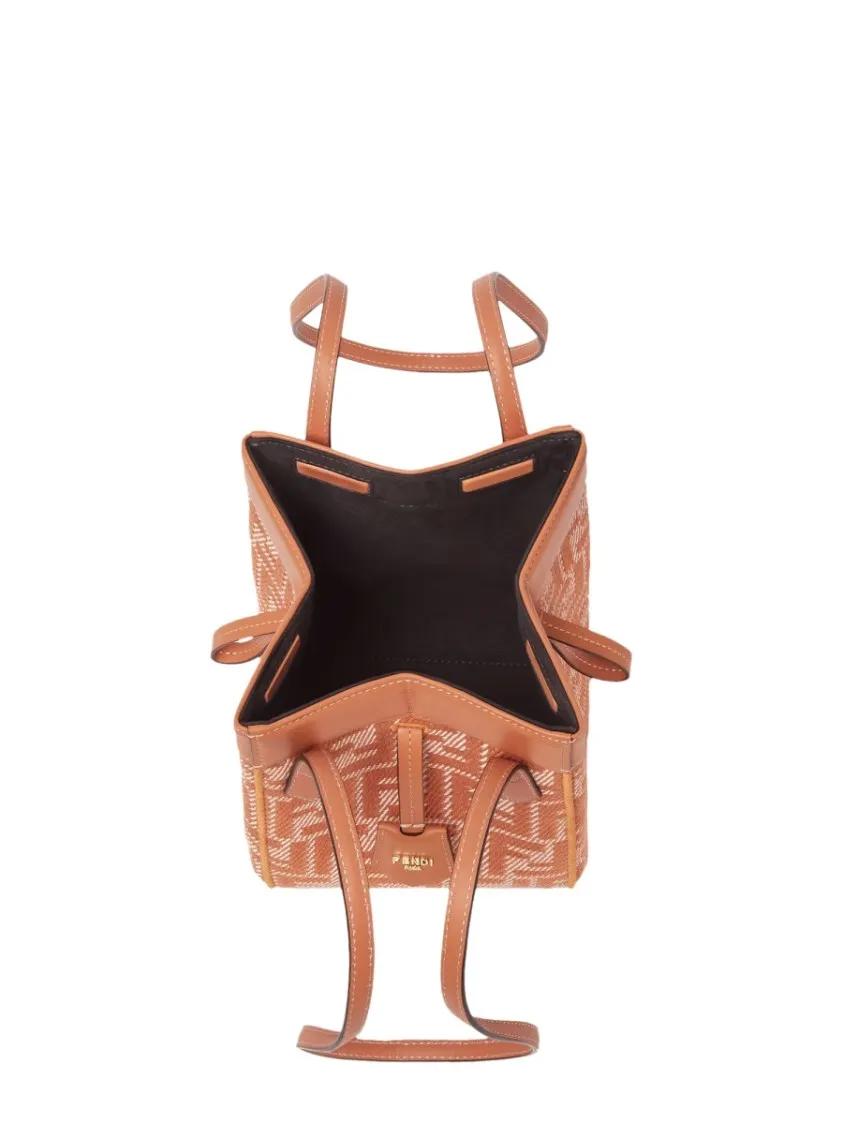 Fendi Bucket bags Mini "Origami" Bag in oranje