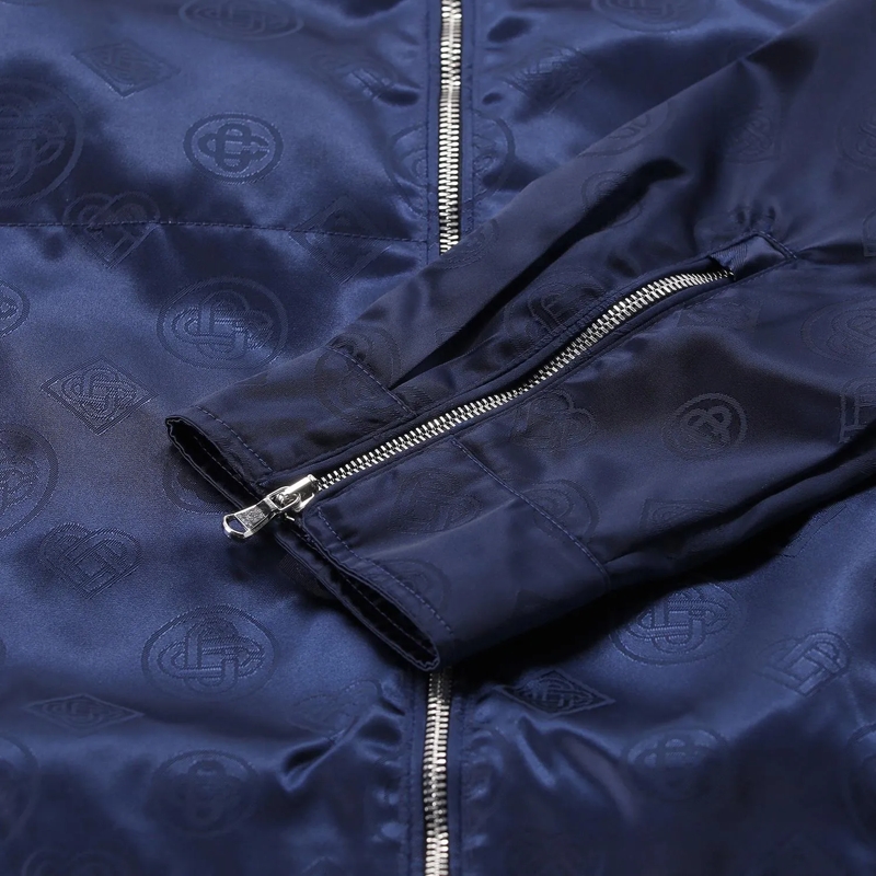 Casablanca Übergangsjacke Jacke mit Monogramm blau(Image 6)