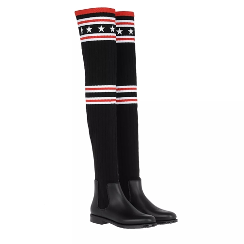 Givenchy Storm Boots Over The Knee Black/Red Stivale