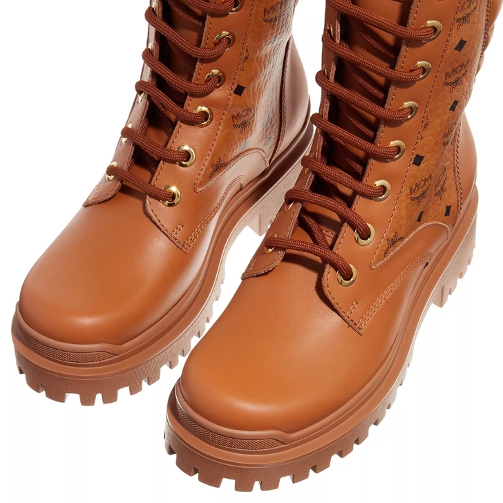 Cognac combat outlet boots