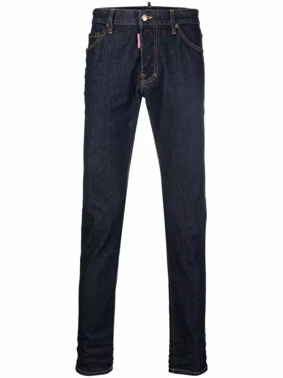 Dsquared2 - Icon-Logo Straight-Leg Denim Jeans - Größe 46 - blue