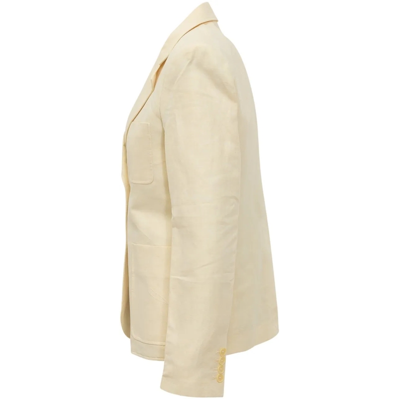 MICHAEL Michael Kors Blazer Blazer con Revers e Tasche Applicate weiß(Image 3)