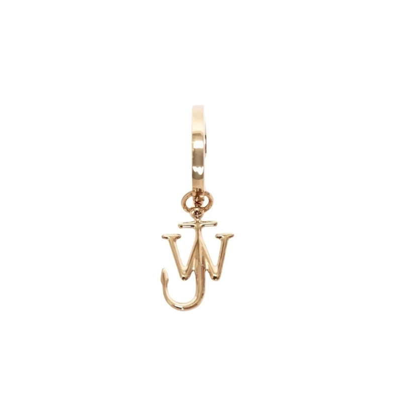 J.W.Anderson Oorknopjes Gold Gold Logo Charm Earcuff Gold