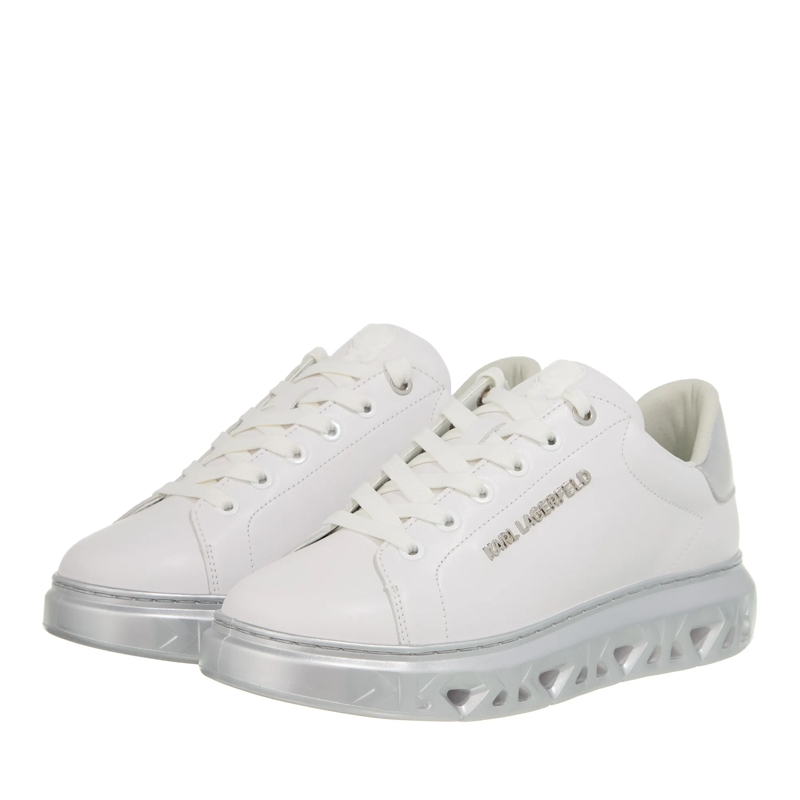 Karl Lagerfeld Lage-top sneaker Kapri Kite Lo Lace Lthr White Lthr W/Silver(Image 3)