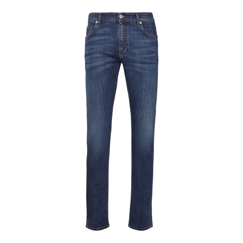 BILLIONAIRE Jeans mit geradem Bein Jeans Regular Fit Baroque blau