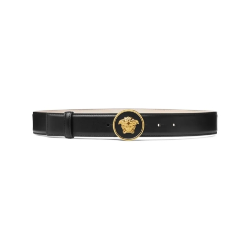 Versace Ceinture Black Medusa-Buckle Belt Black