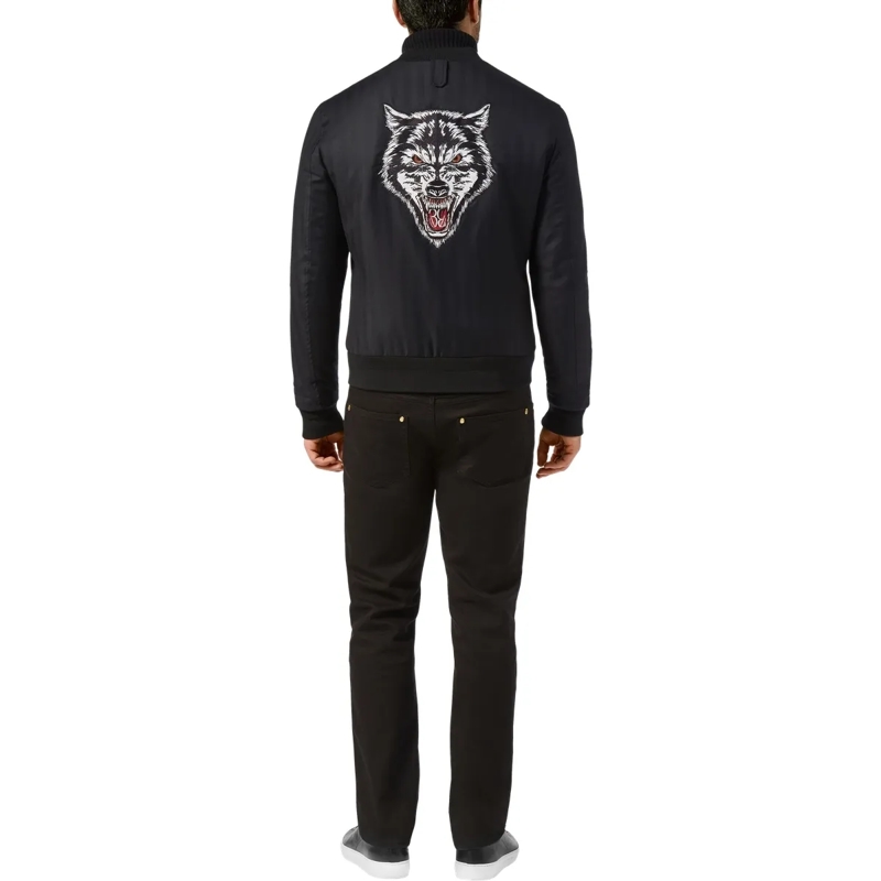 BILLIONAIRE Daunenjacke Bomberjacke schwarz