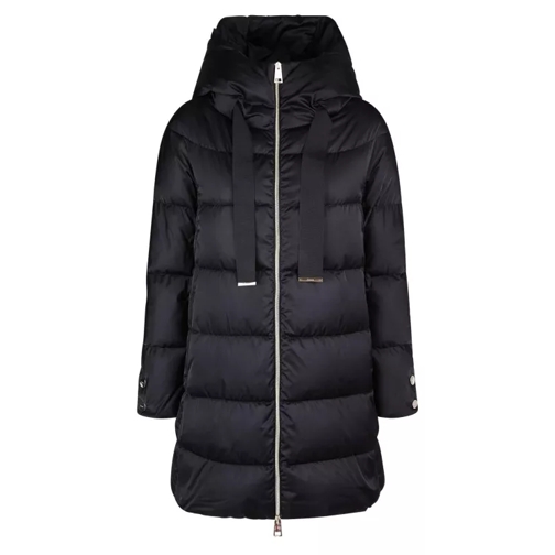 Herno Satin Padded Jacket Black Dunjackor