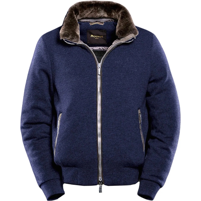 Moorer Daunenjacke as Bellati-Mrw donkerblauw blau
