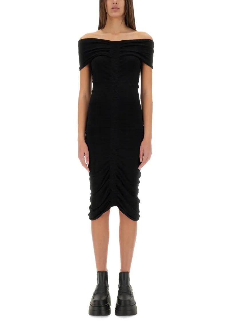 Thumbnail - Alexander Wang - Off Shoulder Dress - Größe M - schwarz