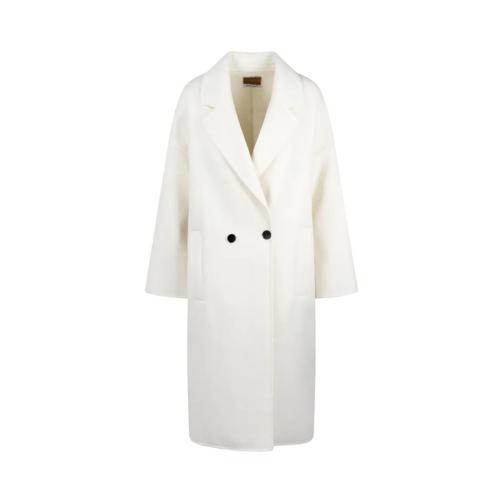 Dressler Übergangsmäntel Double Breasted Coat White