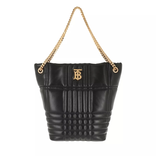 Burberry Small Lola Bag Quilted Lambskin Black Tote