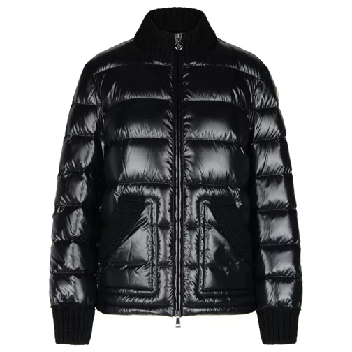 Moncler Arcelot' Black Polyester Blend Down Jacket Black 