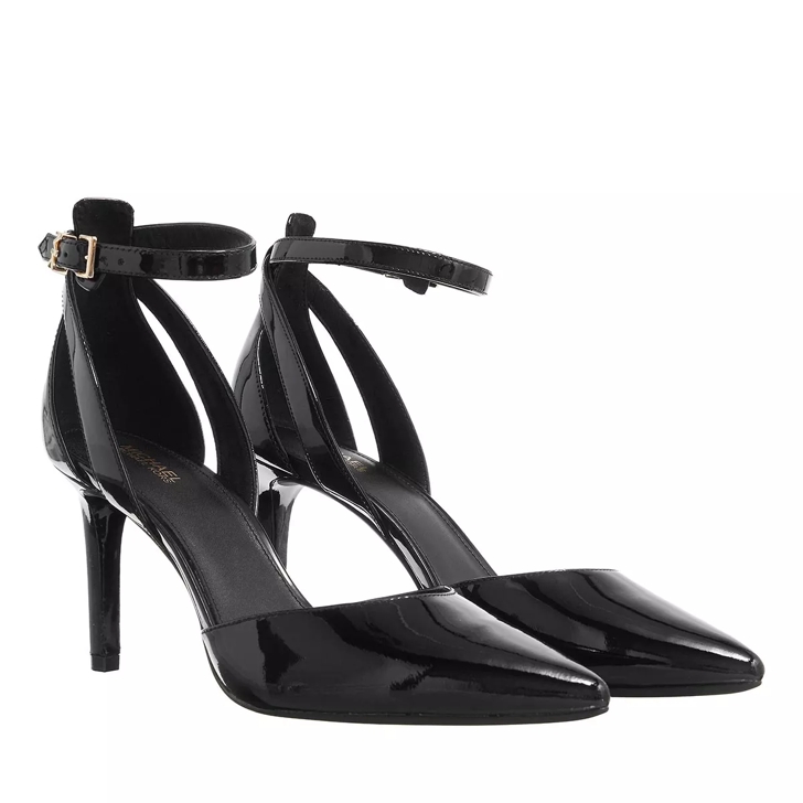 Michael kors black store patent leather pumps