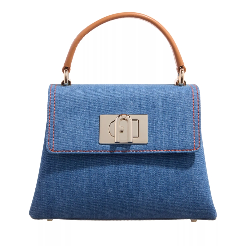 Furla Satchel Furla 1927 Mini Top Handle Mediterraneo