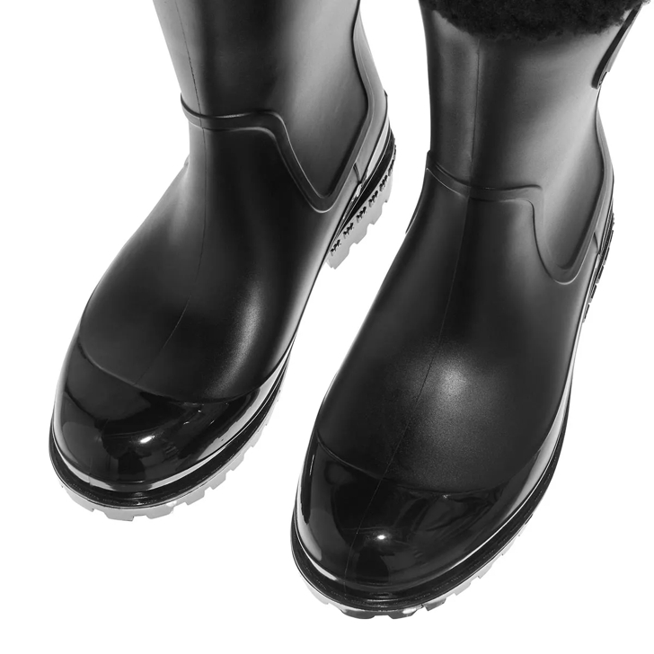 Michael Kors Montaigne Pullon Rainboot Black/Optic White, Rain Boot