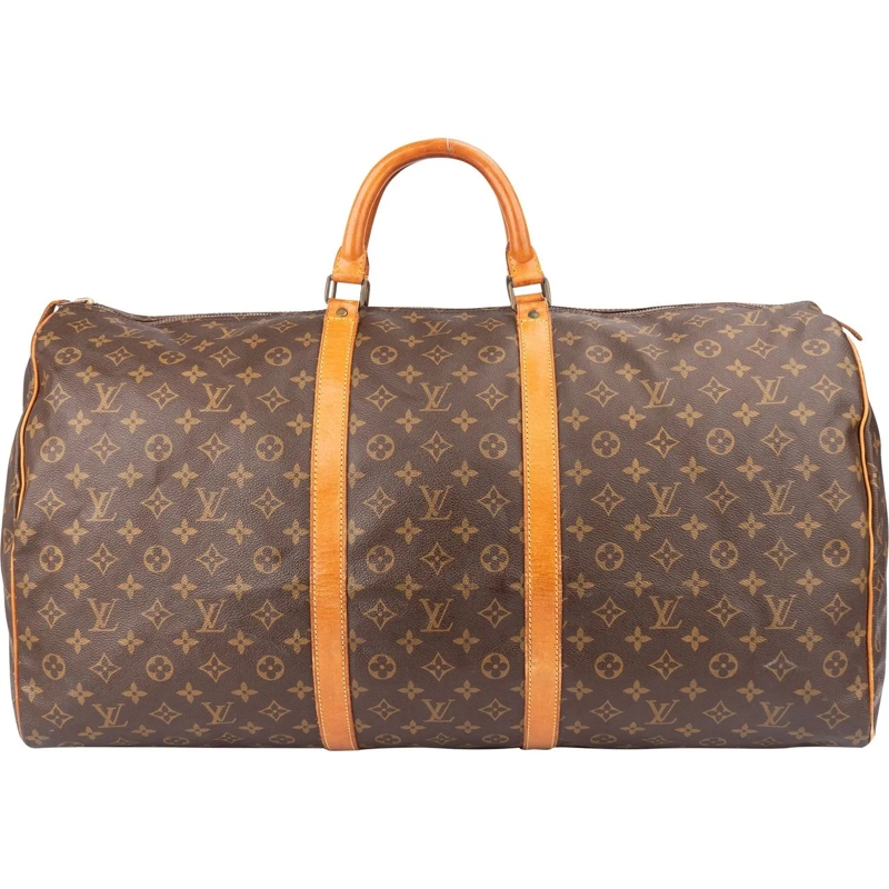 Louis Vuitton Tote Louis Vuitton Canvas Monogram Keepall 60 braun
