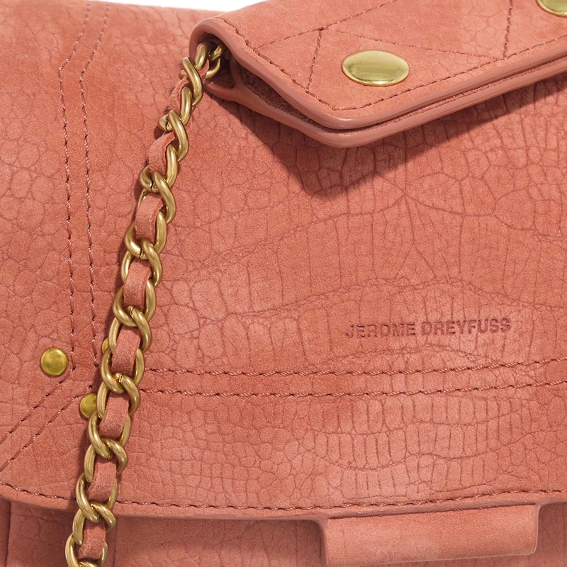 Jerome Dreyfuss Crossbody Bag Lulu S Imprime Croco Terracotta(Image 4)