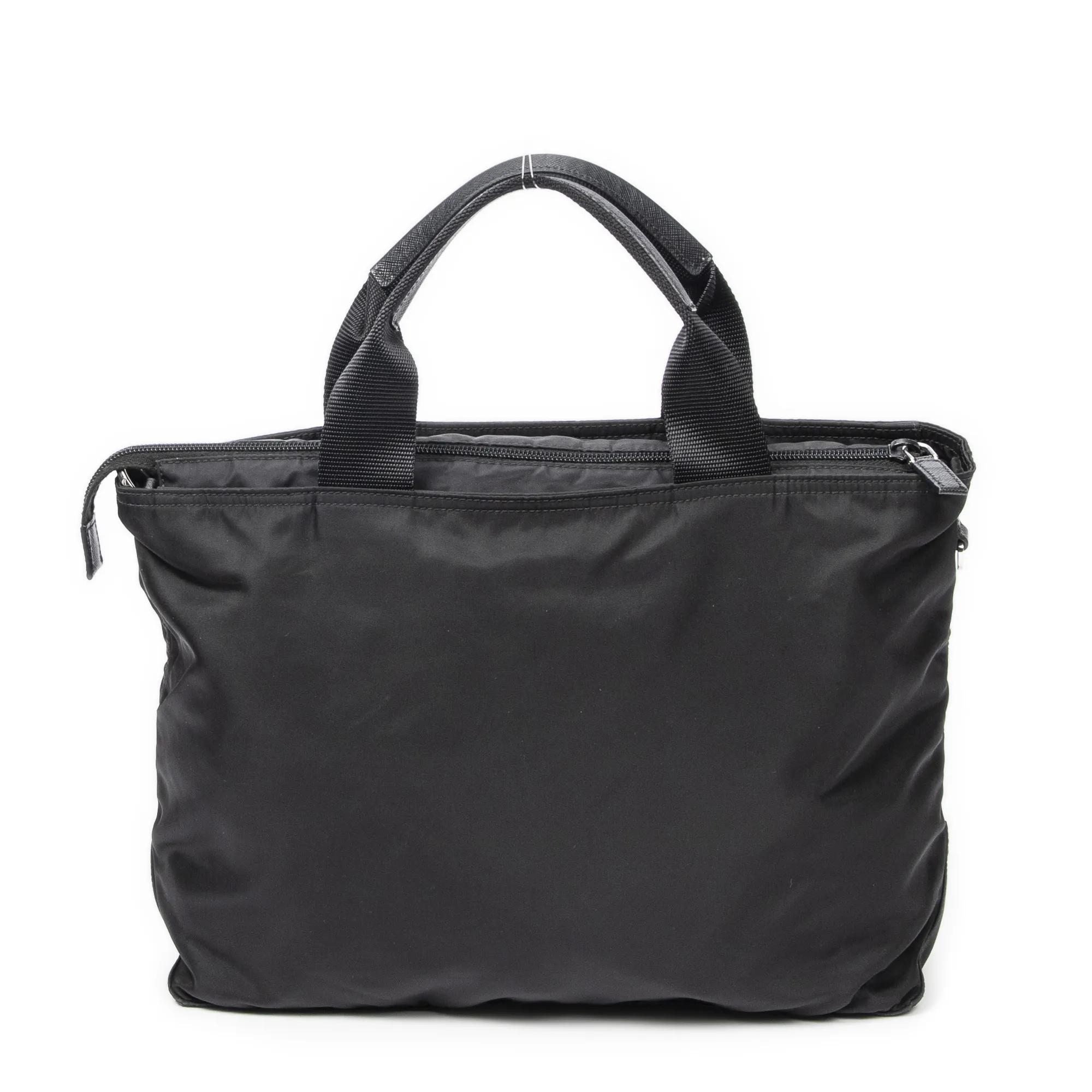 Thumbnail - Prada Crossbody Bags - Medium Square 2-Way Tote - Gr. unisize - in Schwarz - für Damen