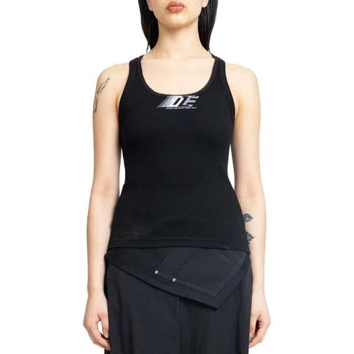 Dion Lee Blusen DLE LACE RIB TANK BLACK schwarz